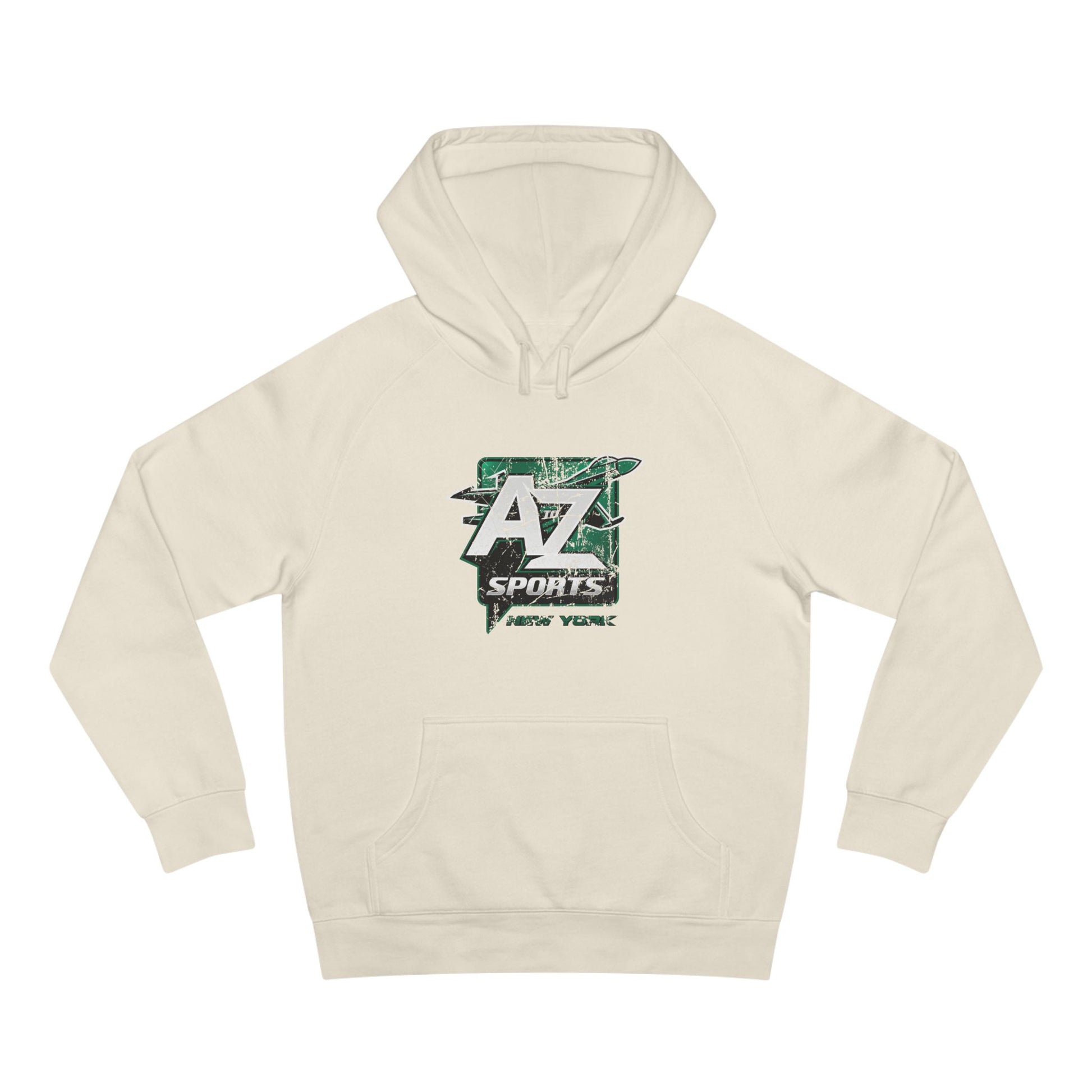 A to Z Sports Jets Distressed Hoodie