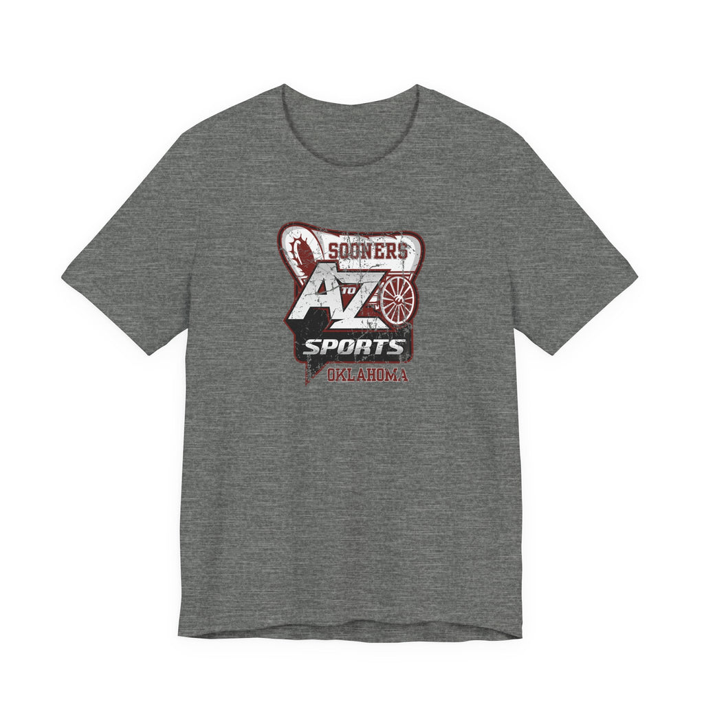 A to Z Sports Oklahoma Distressed T-Shirt