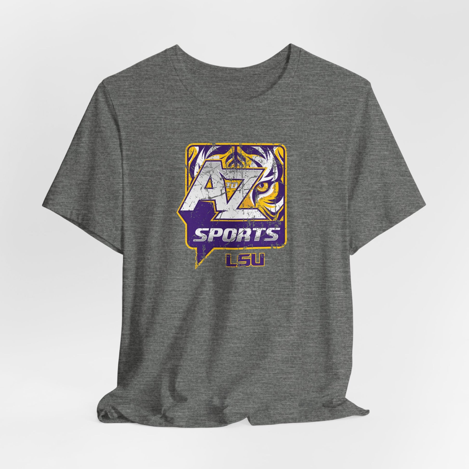 A to Z Sports LSU Distressed T-Shirt