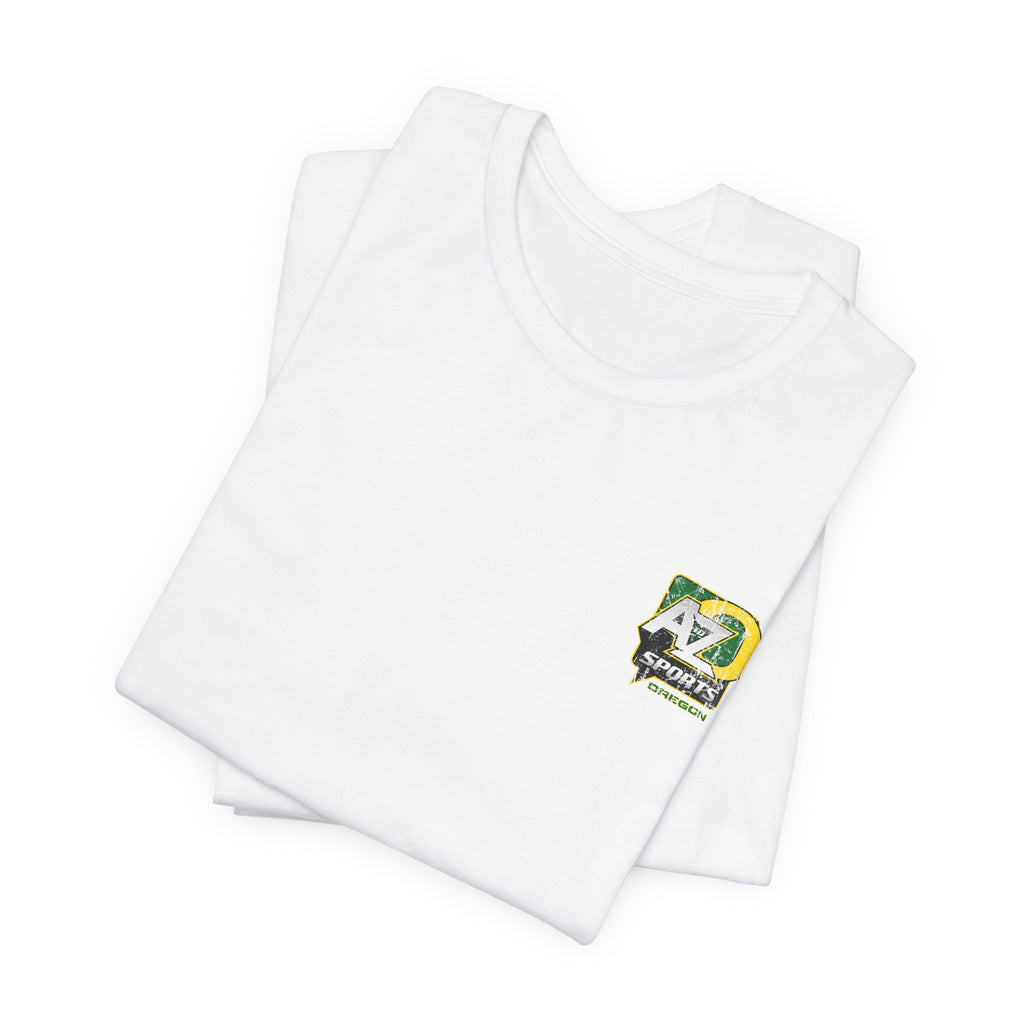A to Z Sports Oregon Distressed Pocket T-Shirt