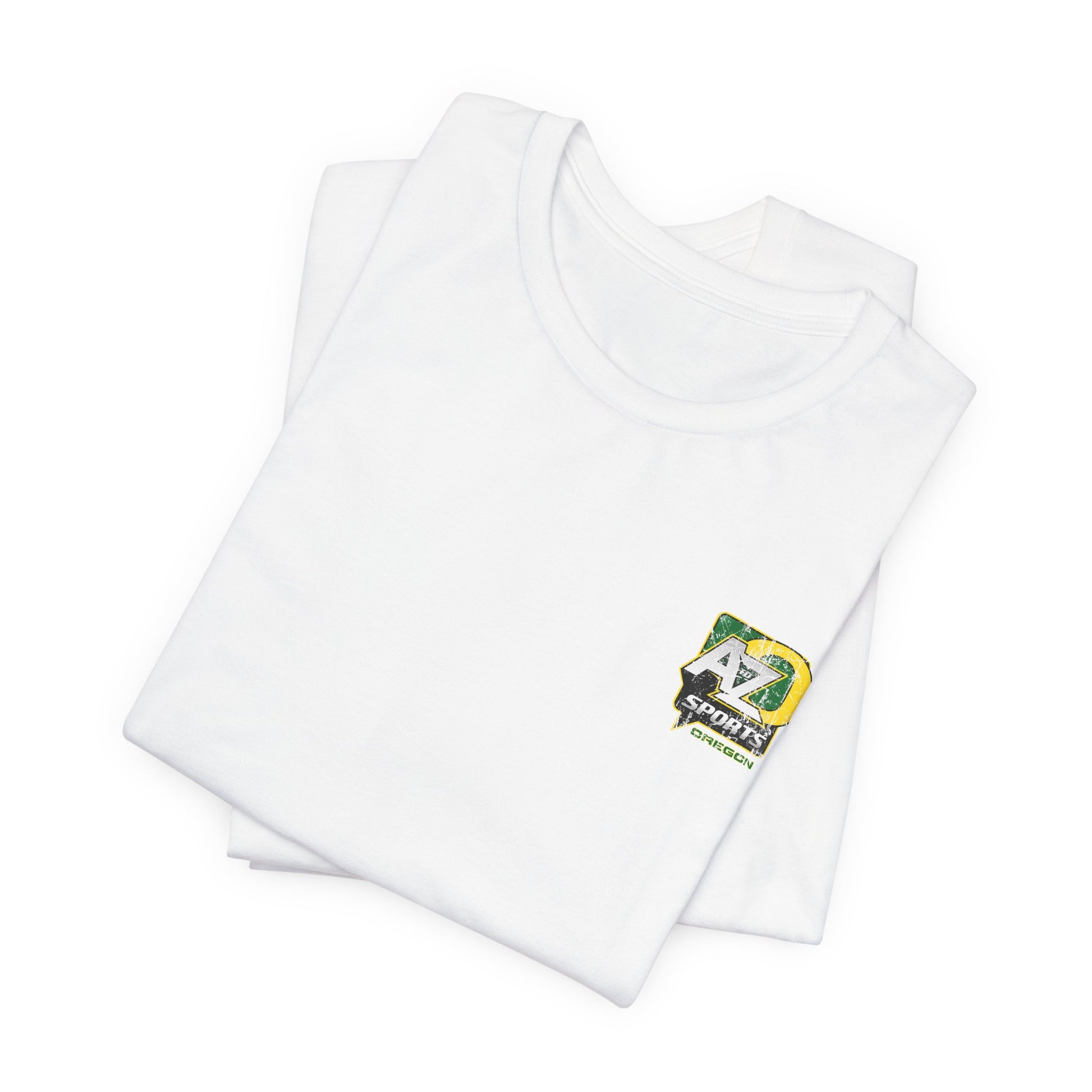 A to Z Sports Oregon Distressed Pocket T-Shirt