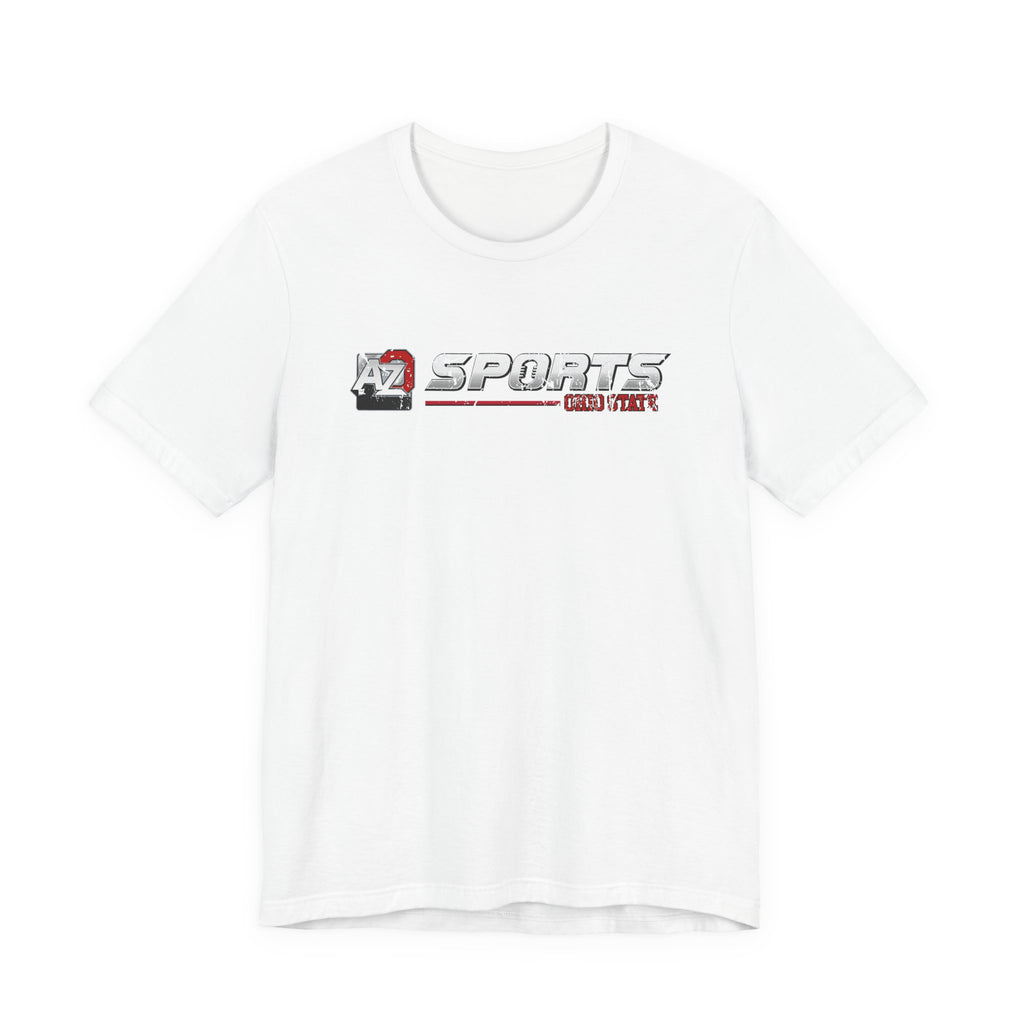 A to Z Sports Ohio State Distressed Horizontal T-Shirt