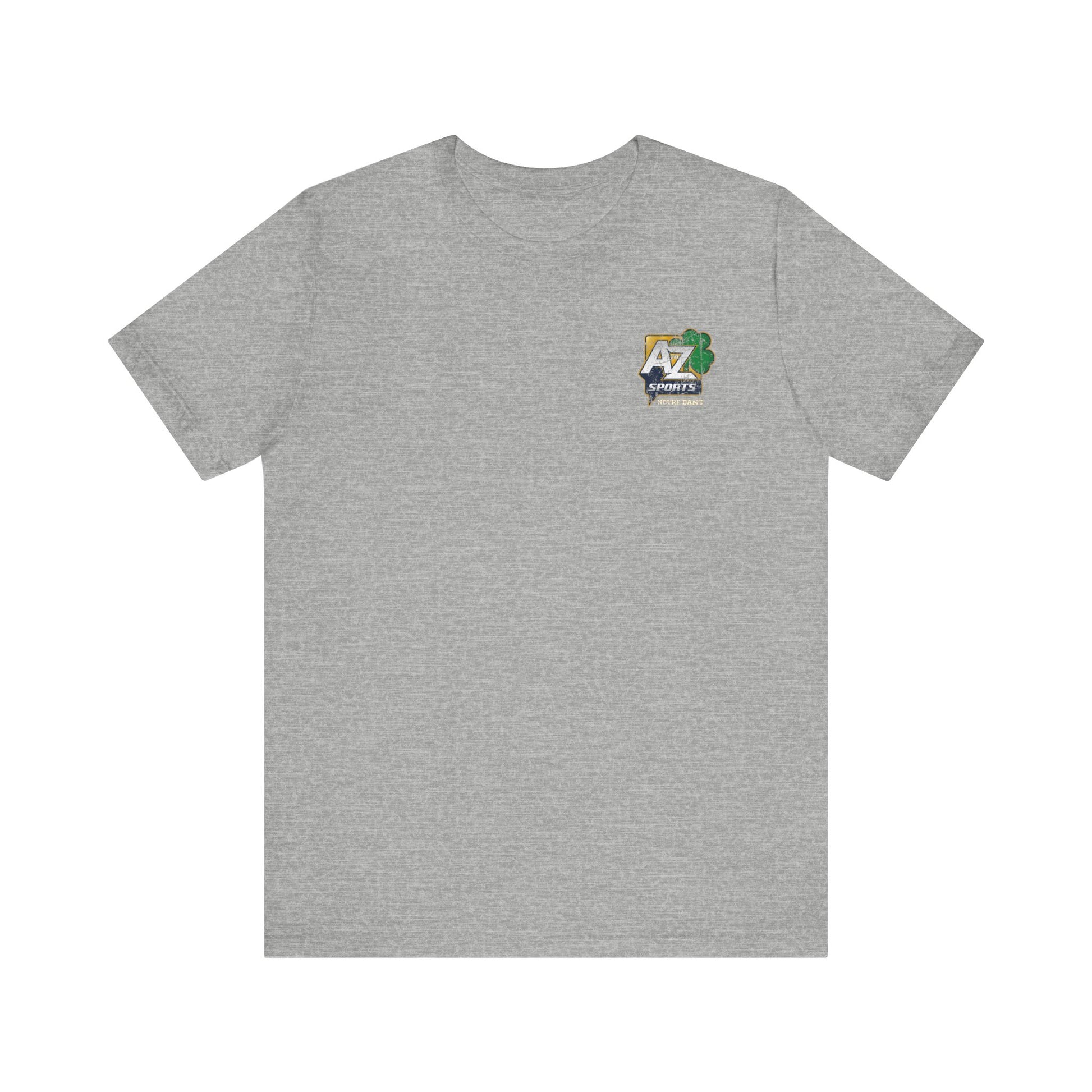 A to Z Sports Notre Dame Distressed Pocket T-Shirt