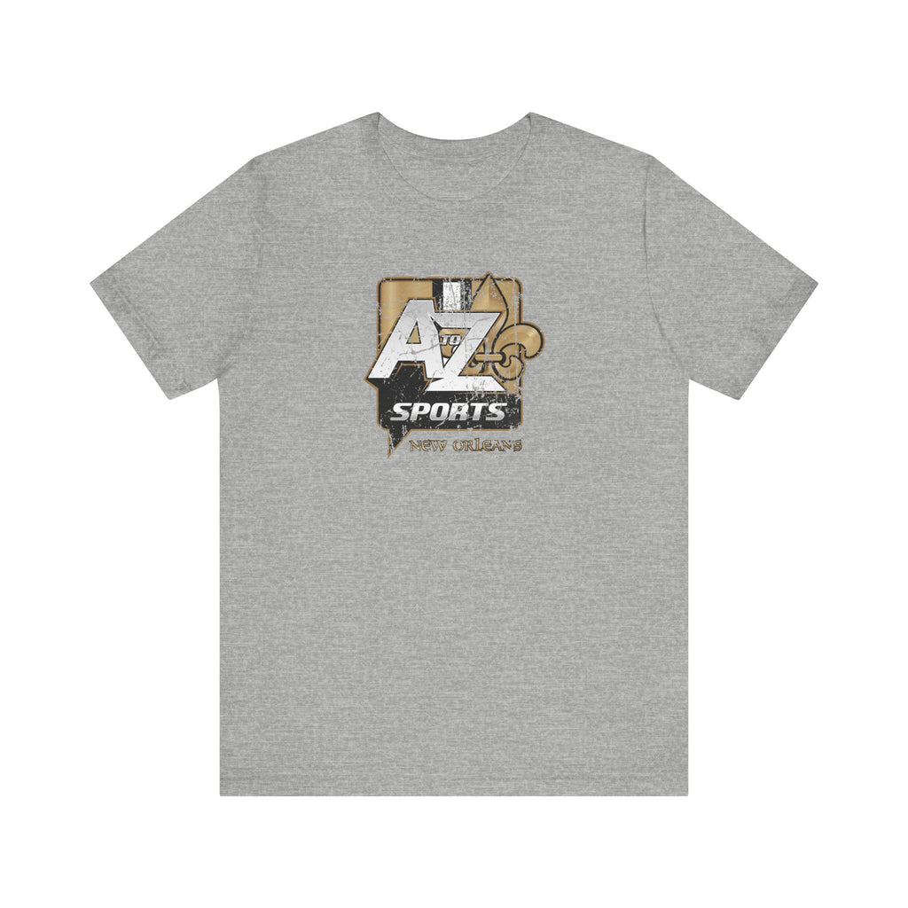 A to Z Sports Saints Distressed T-Shirt