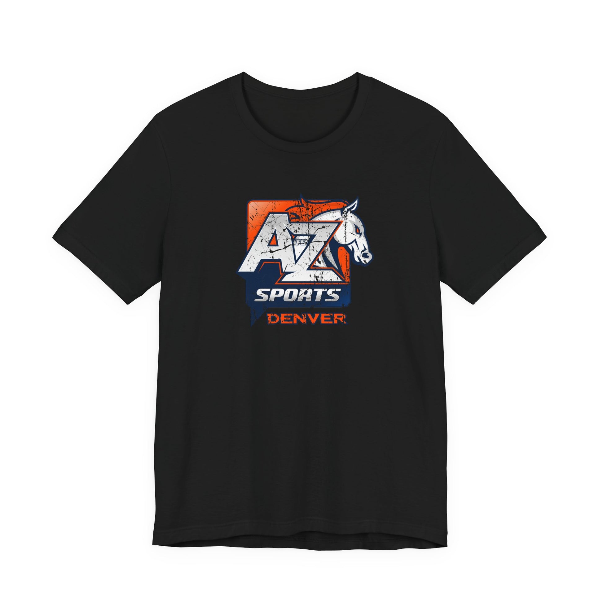 A to Z Sports Broncos Distressed T-Shirt