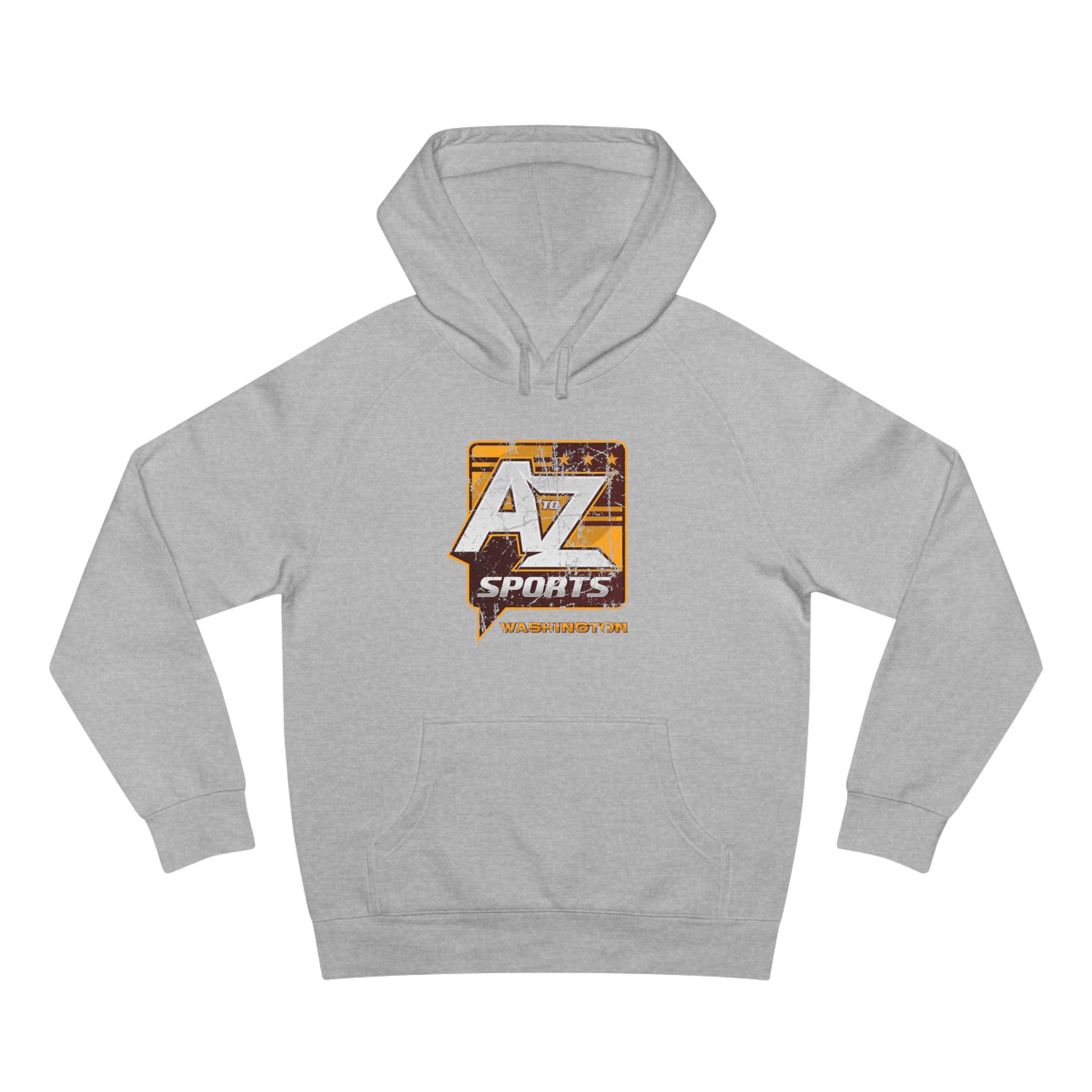 A to Z Sports Commanders Distressed Hoodie