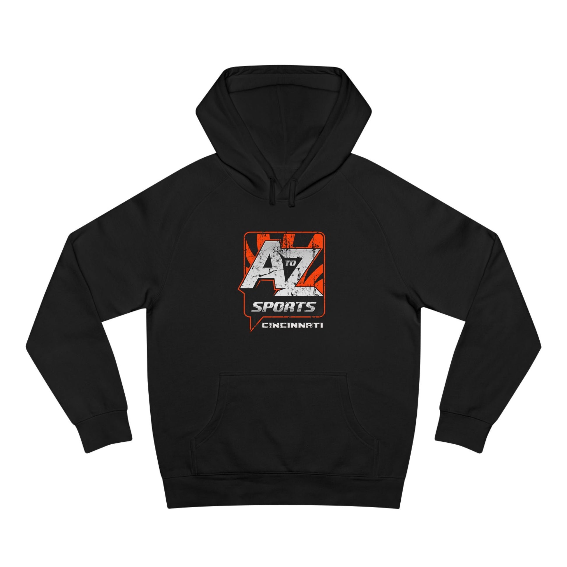 A to Z Sports Bengals Distressed Hoodie