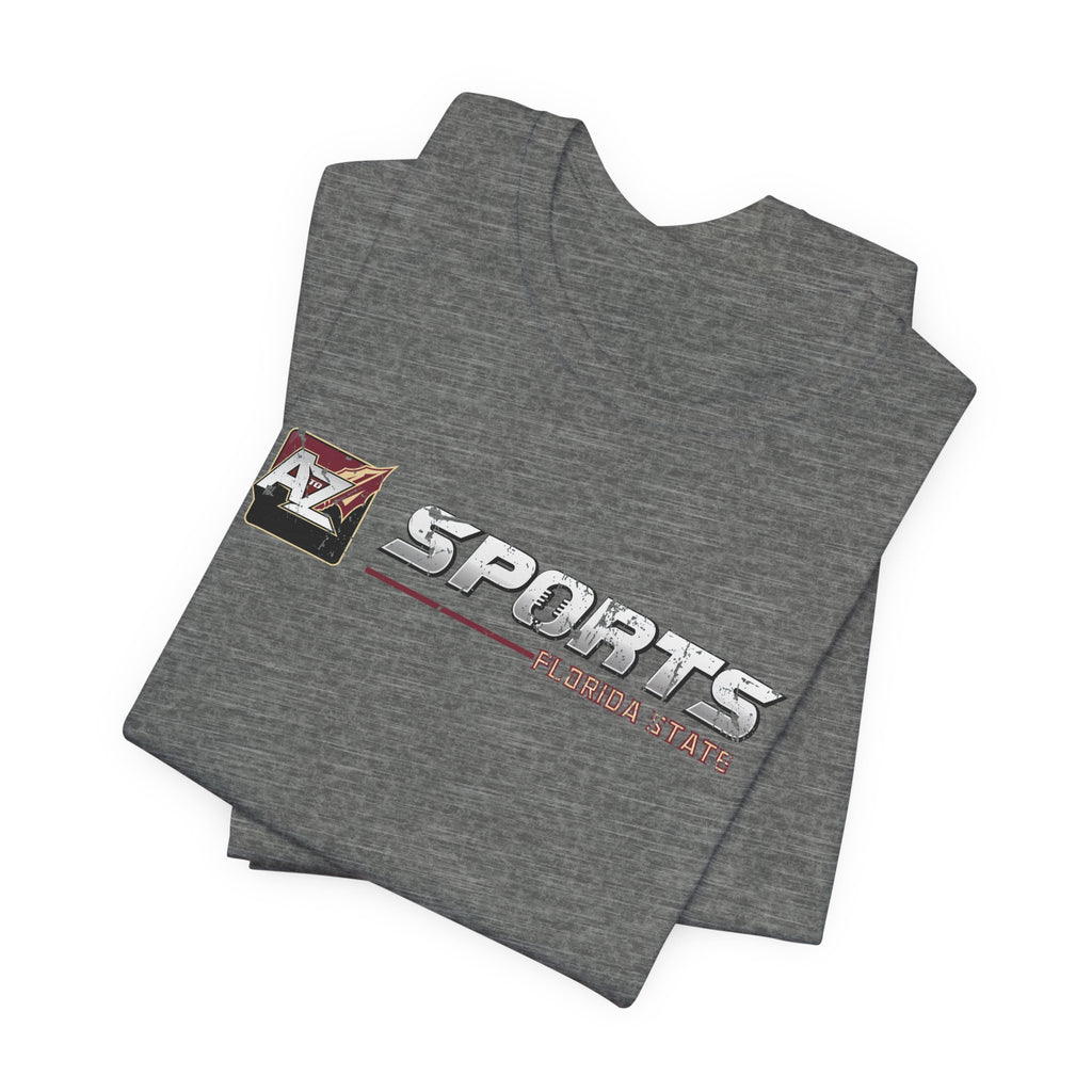 A to Z Sports Florida State Horizontal Distressed T-Shirt