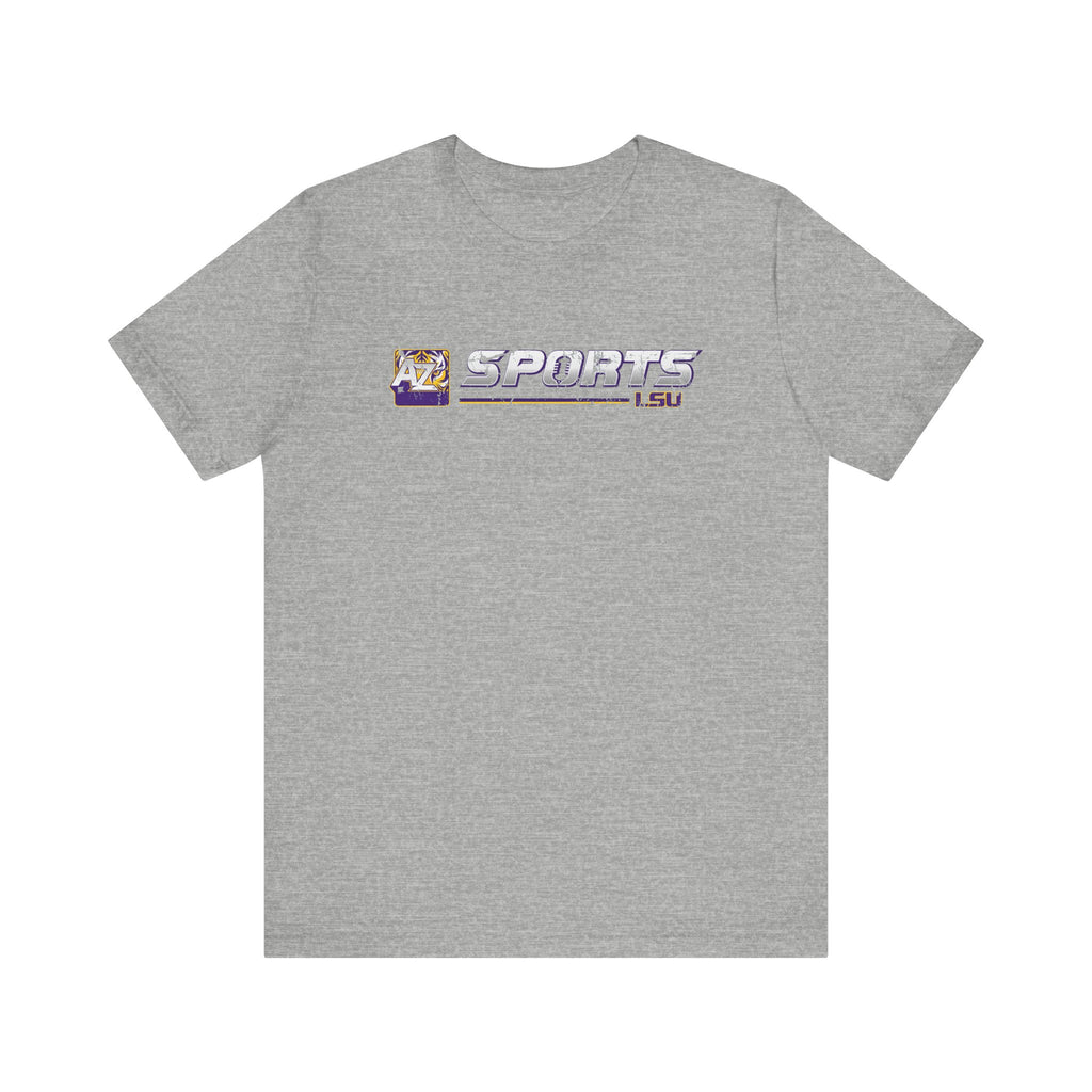 A to Z Sports LSU Distressed Horizontal T-Shirt