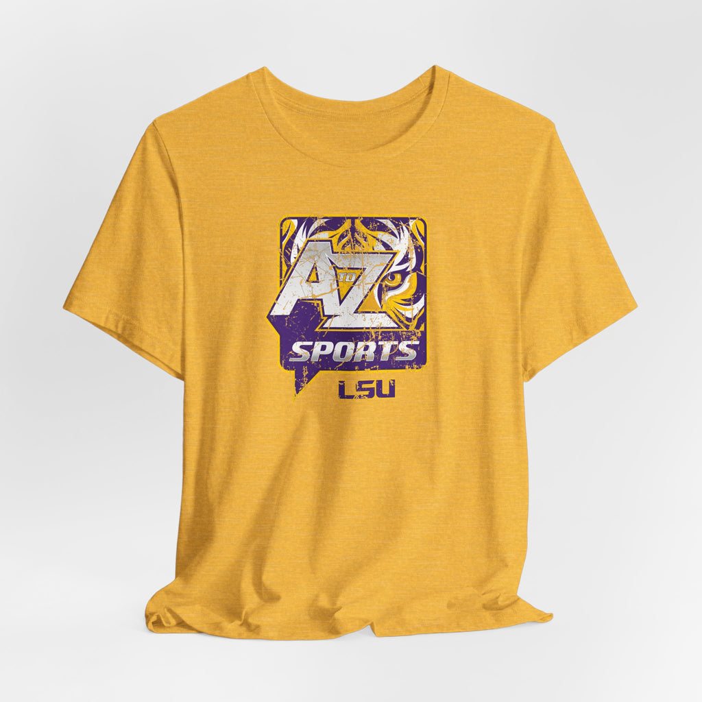 A to Z Sports LSU Distressed T-Shirt