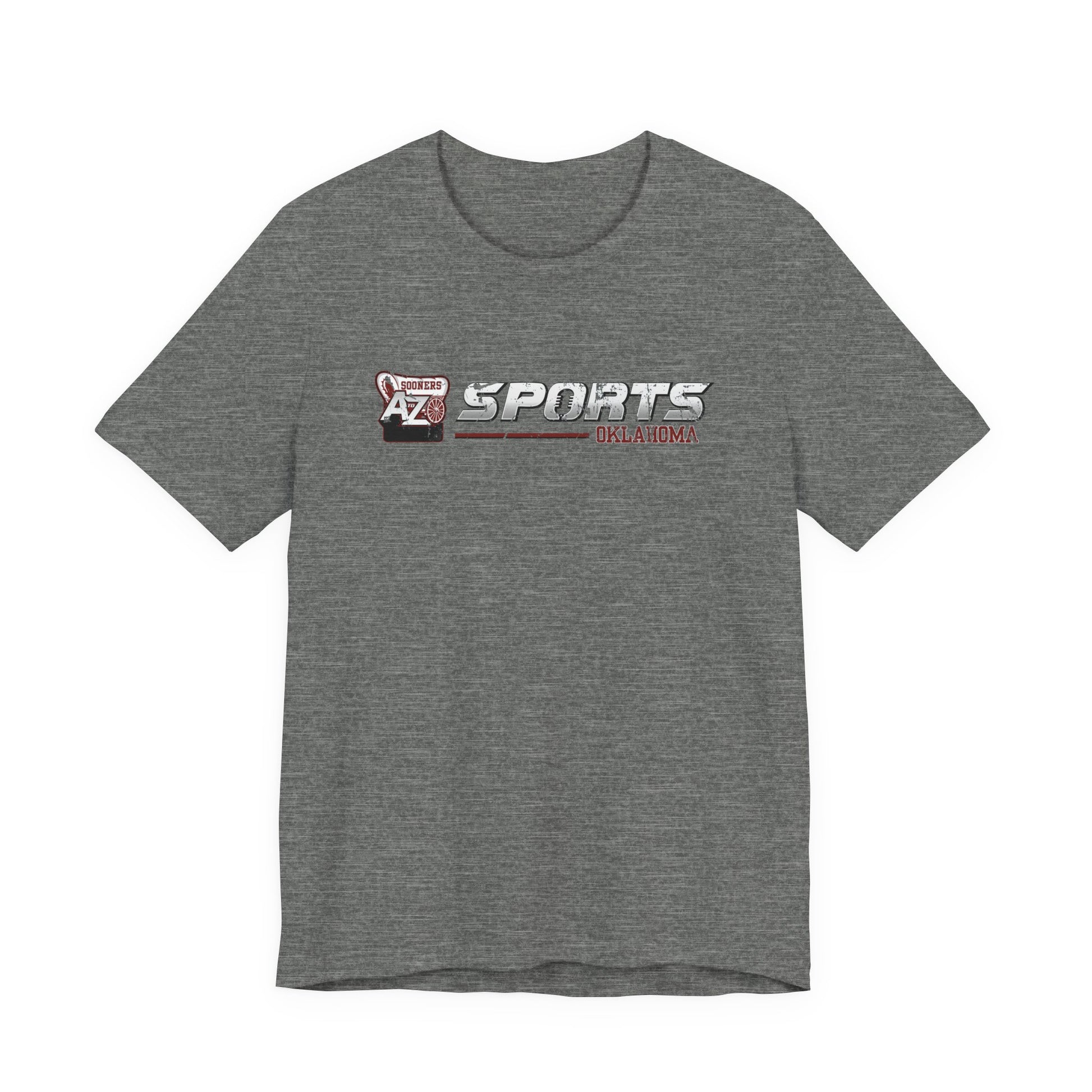 A to Z Sports Oklahoma Distressed Horizontal T-Shirt