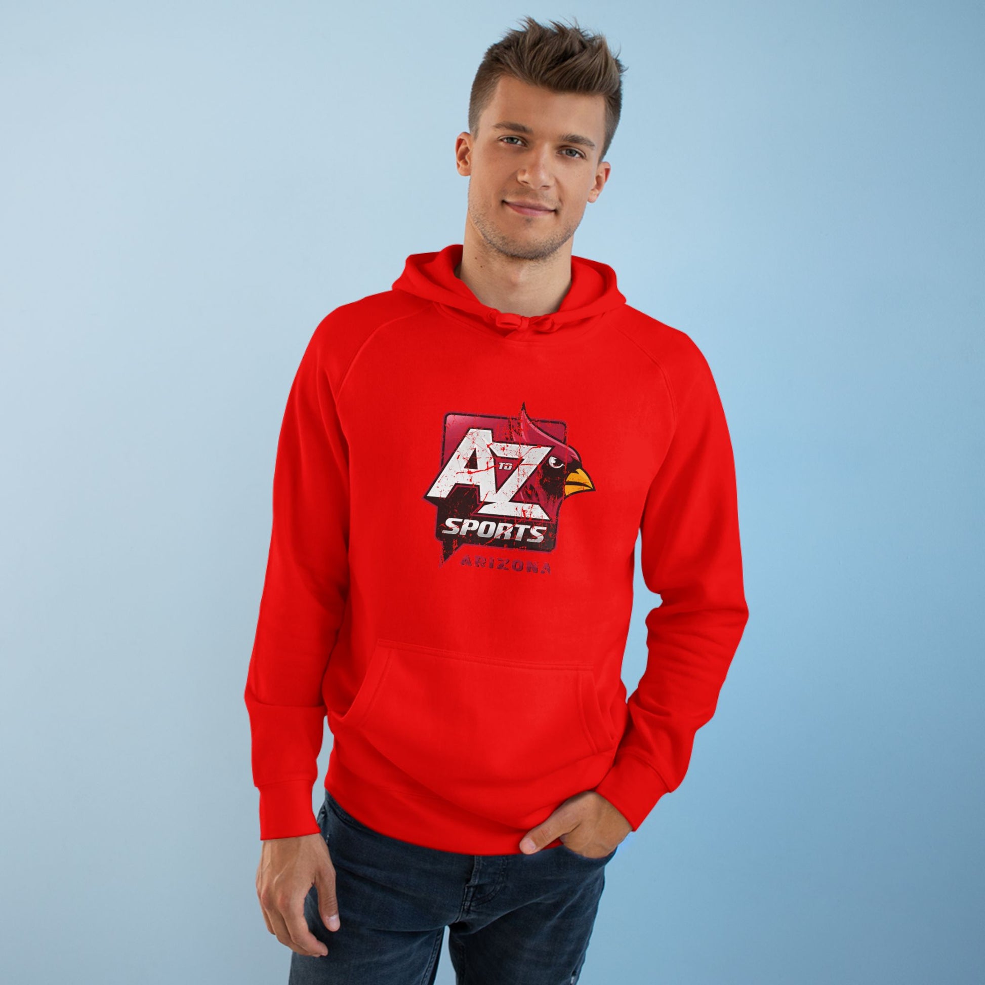 A to Z Sports Cardinals Distressed Hoodie