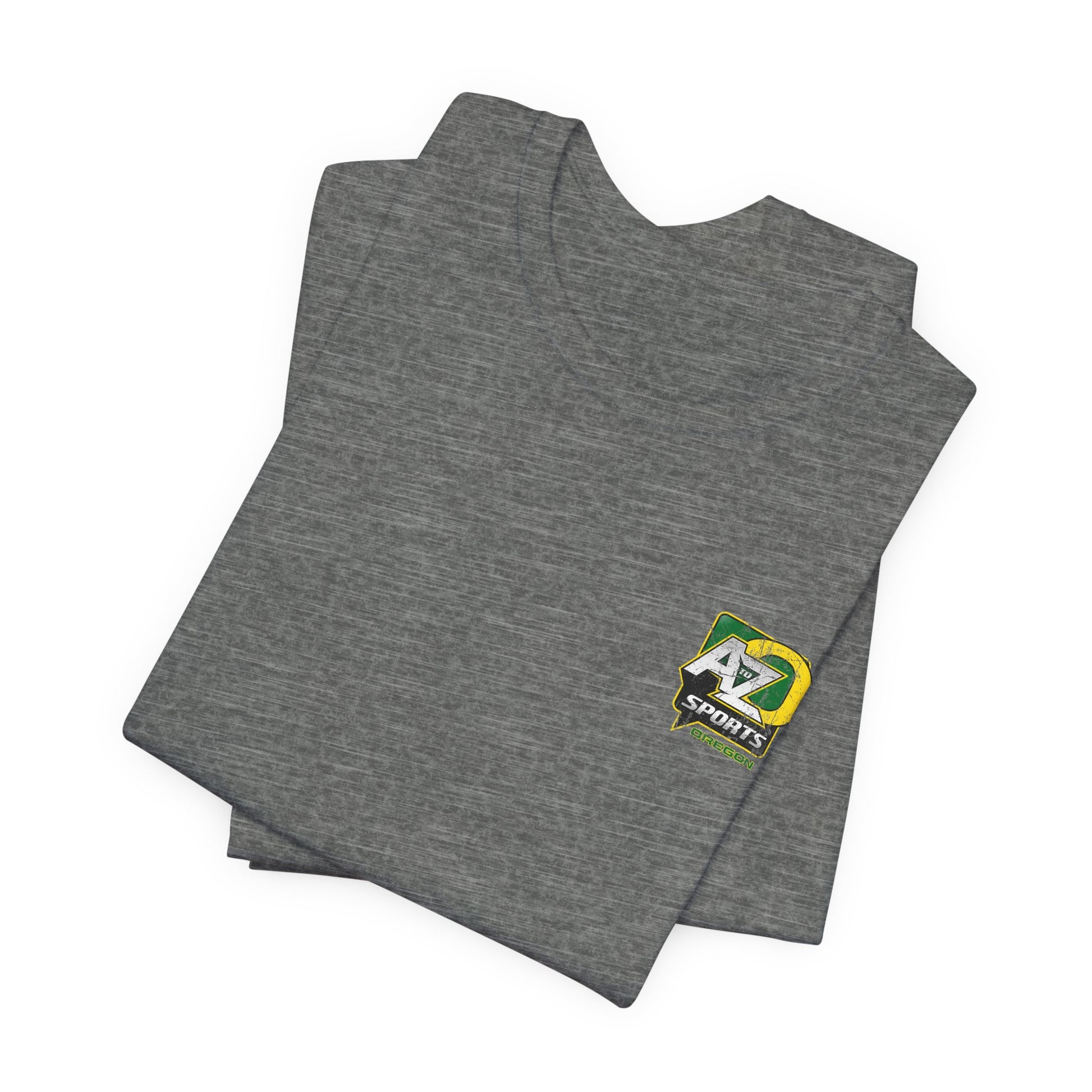A to Z Sports Oregon Distressed Pocket T-Shirt