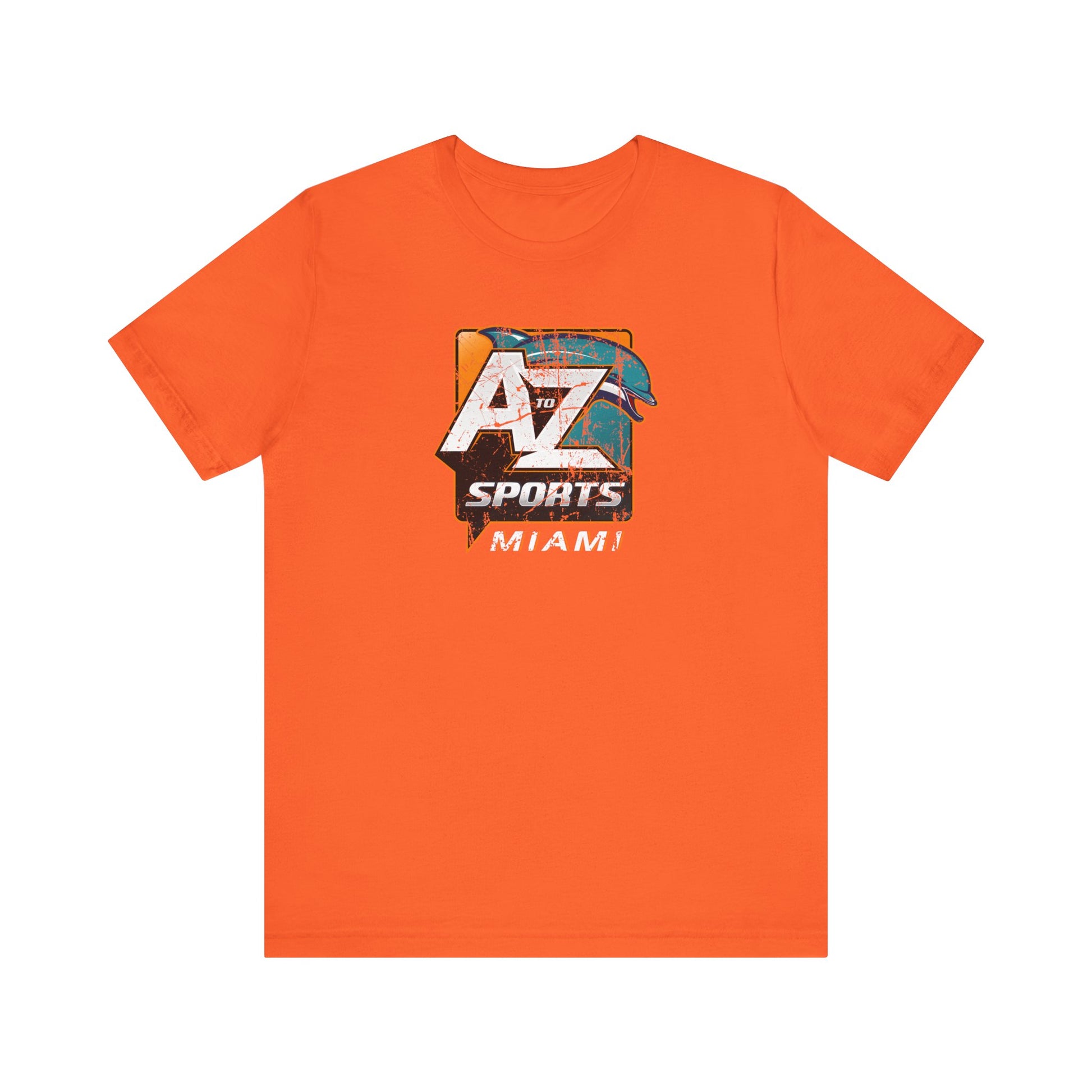 A to Z Sports Dolphins Distressed T-Shirt