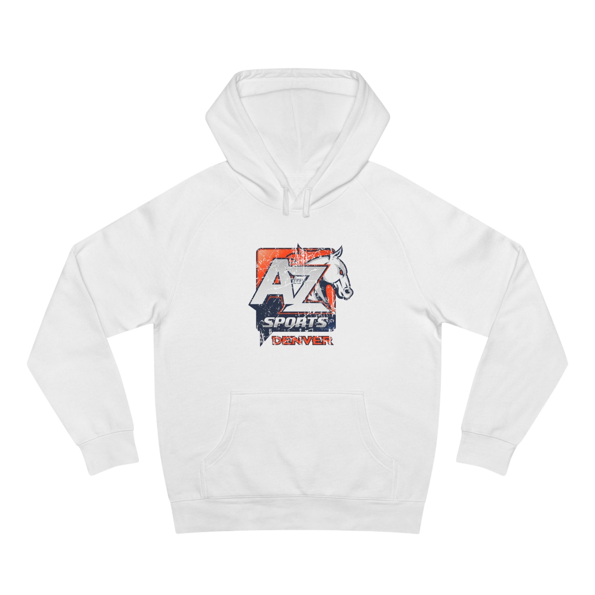 A to Z Sports Broncos Distressed Hoodie