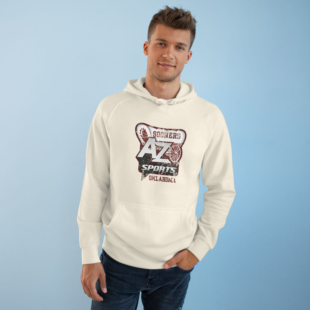 A to Z Sports Oklahoma Distressed Hoodie