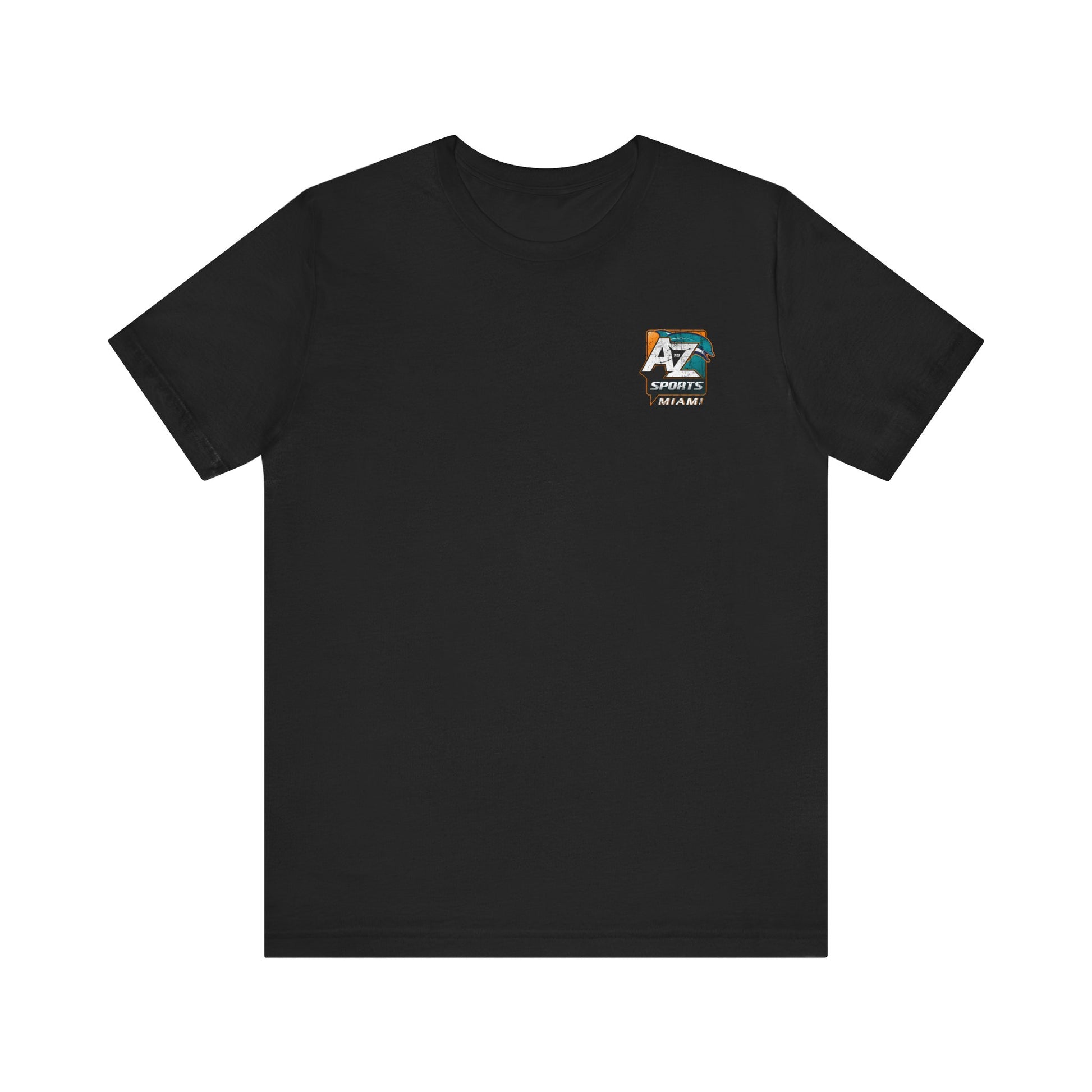 A to Z Sports Dolphins Distressed Pocket T-Shirt