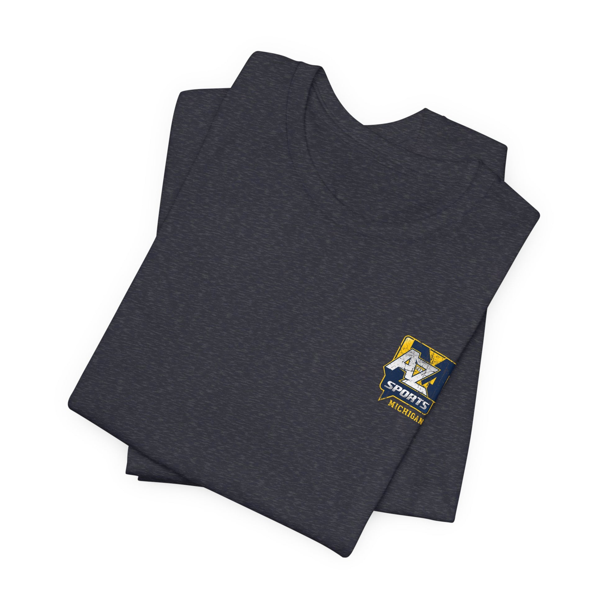 A to Z Sports Michigan Distressed Pocket T-Shirt
