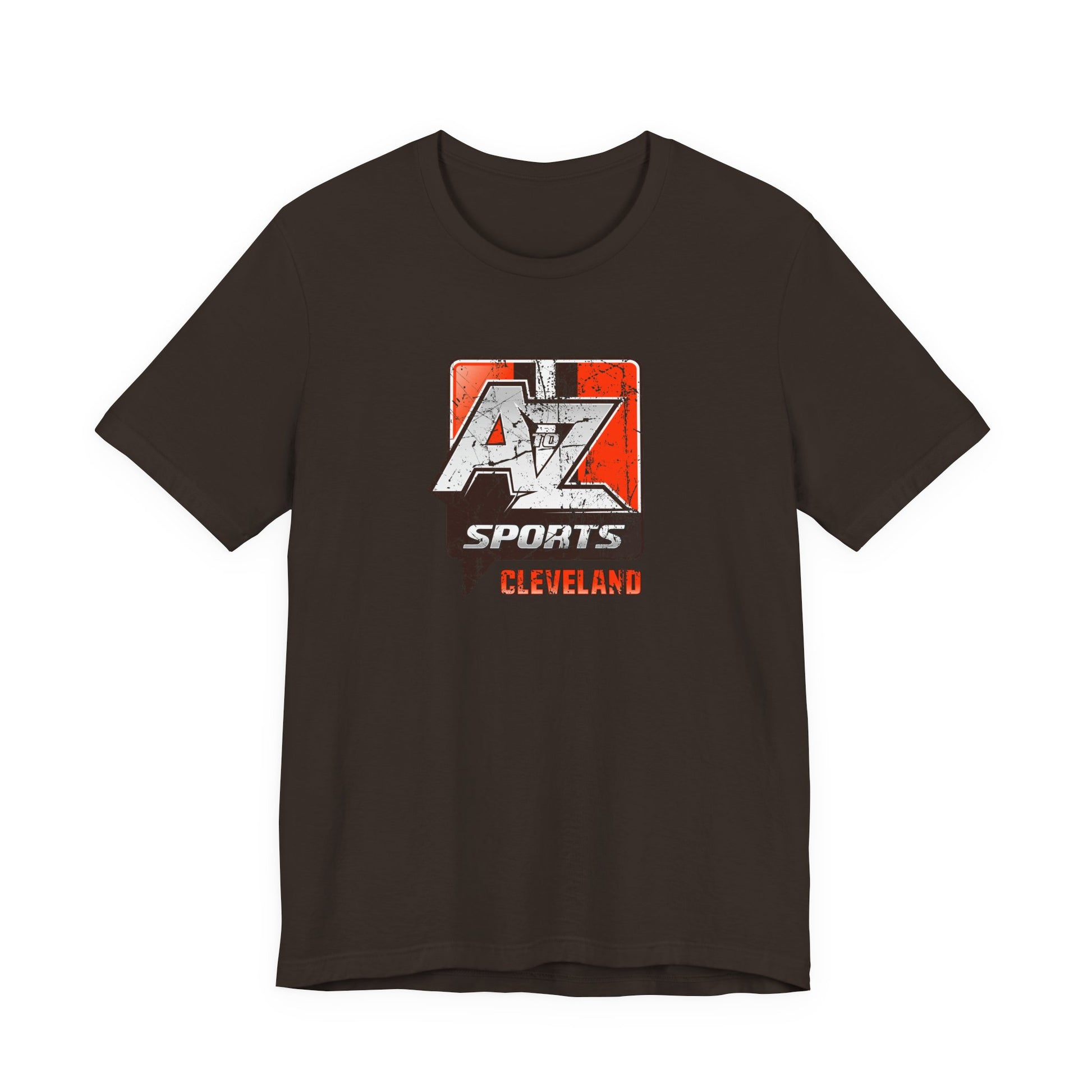 A to Z Sports Browns Distressed T-Shirt