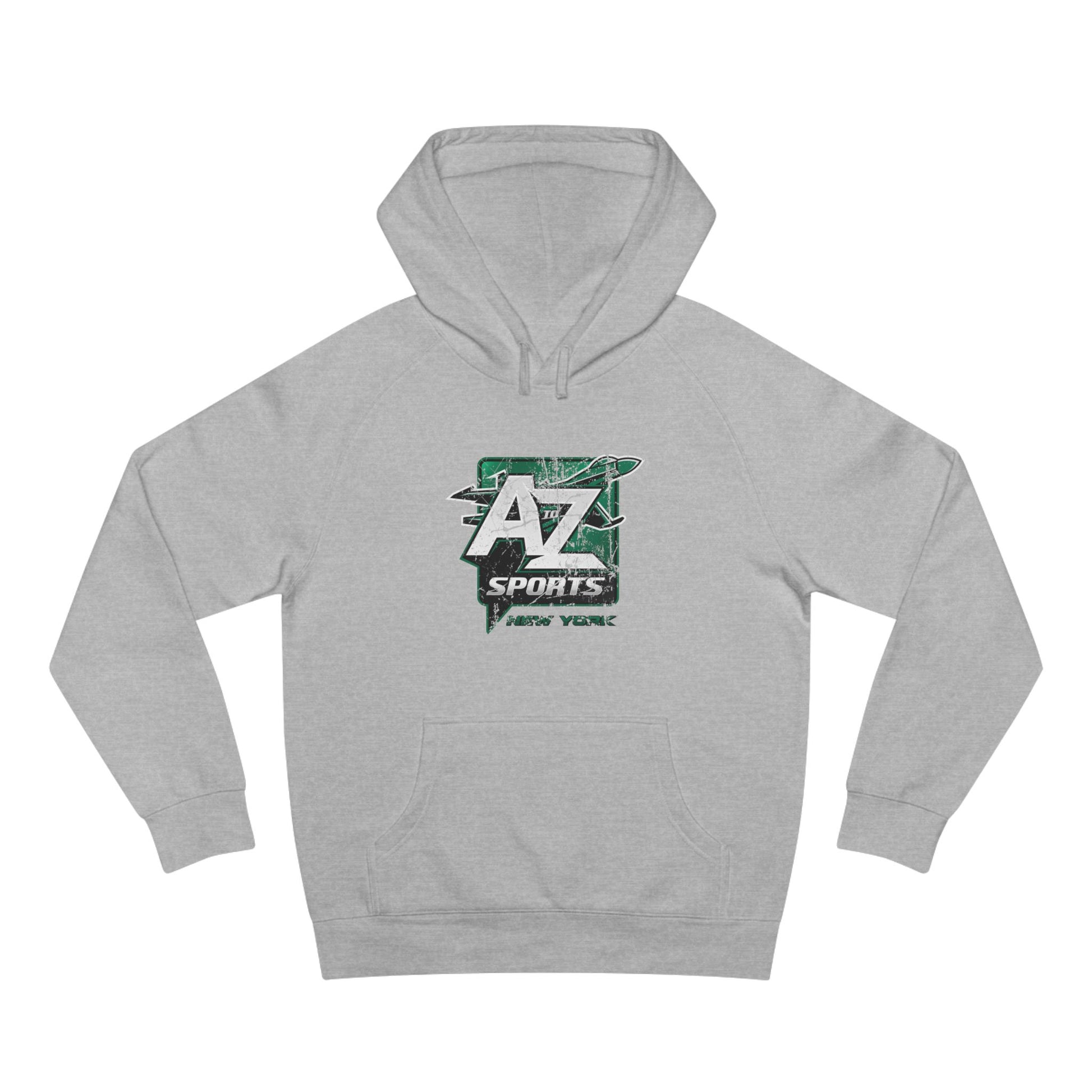 A to Z Sports Jets Distressed Hoodie