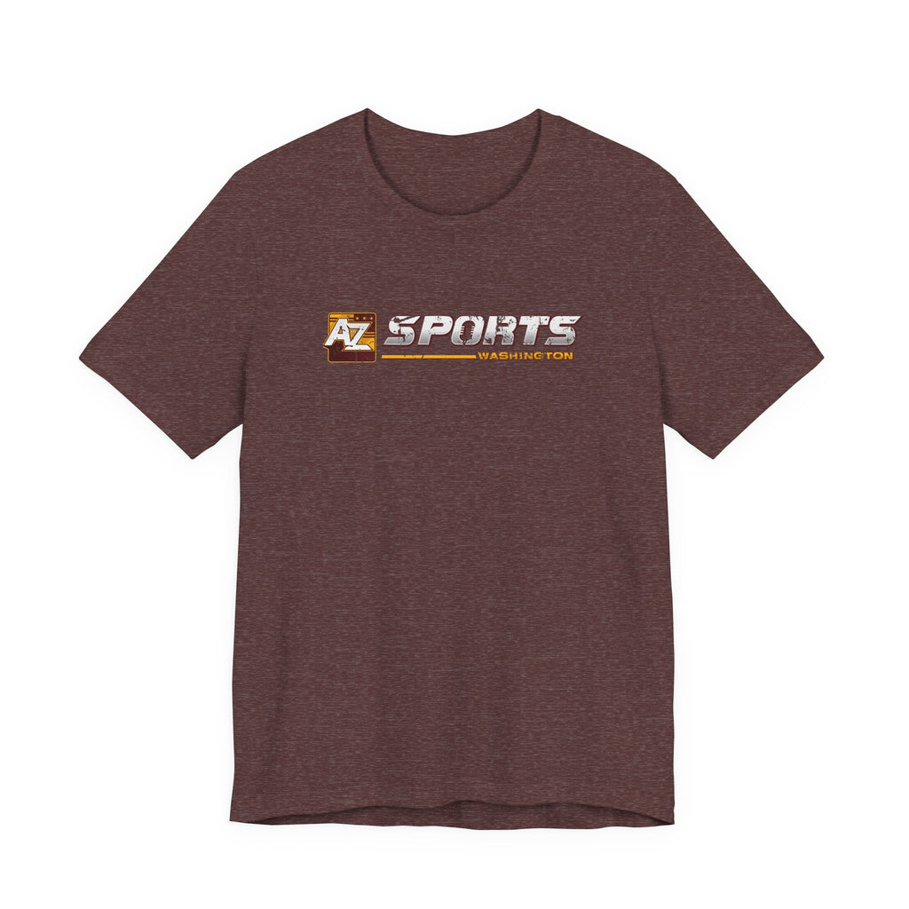 A to Z Sports Commanders Horizontal Distressed T-Shirt