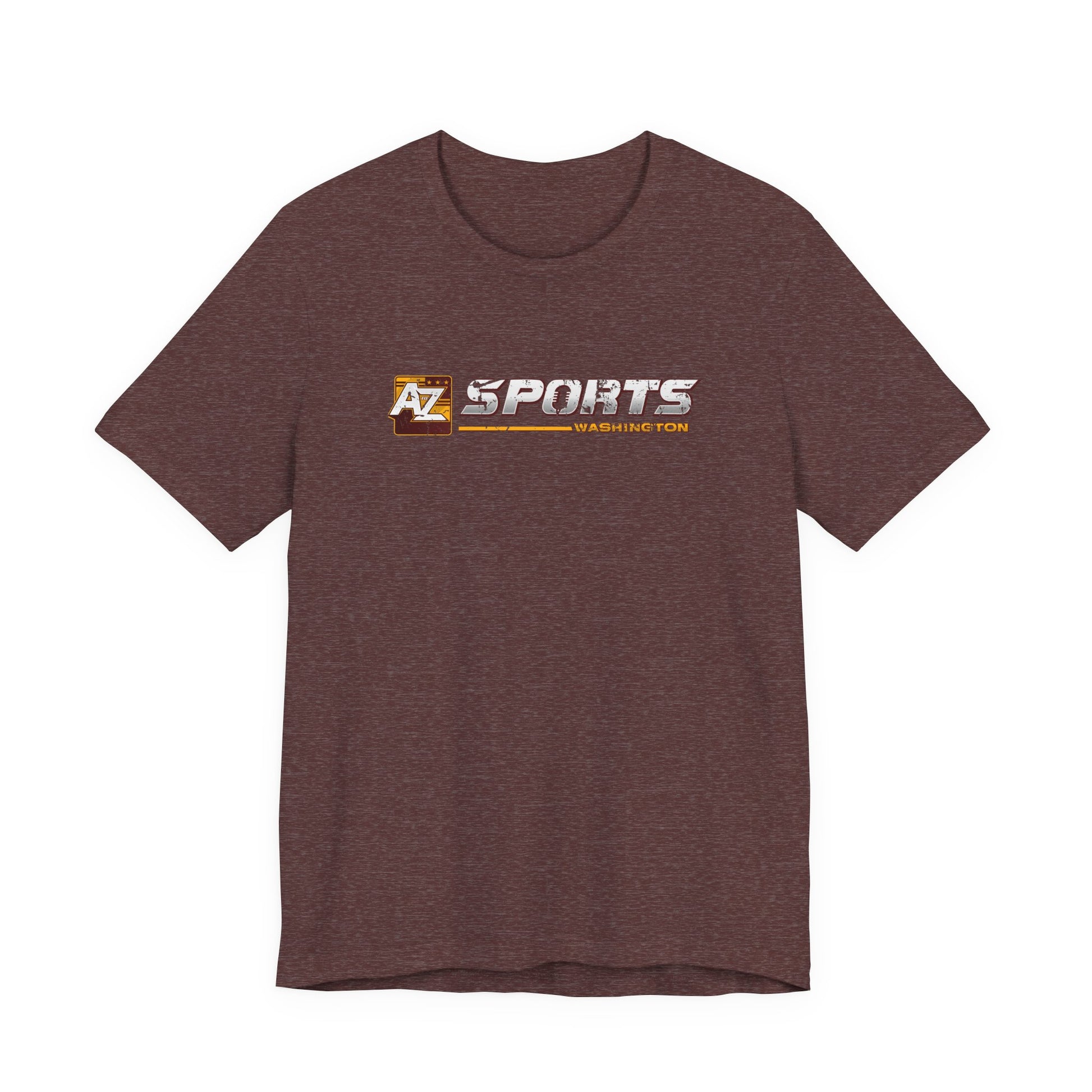 A to Z Sports Commanders Horizontal Distressed T-Shirt