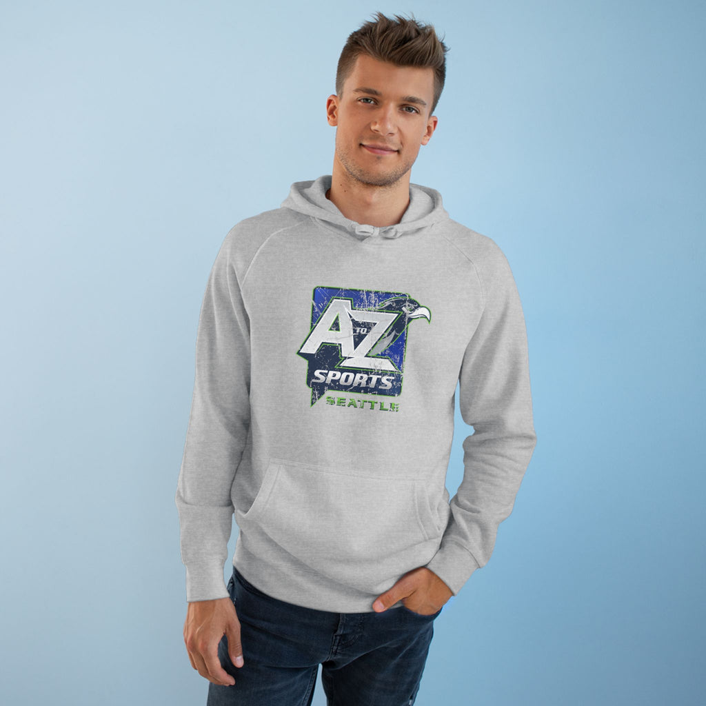 A to Z Sports Seahawks Distressed Hoodie