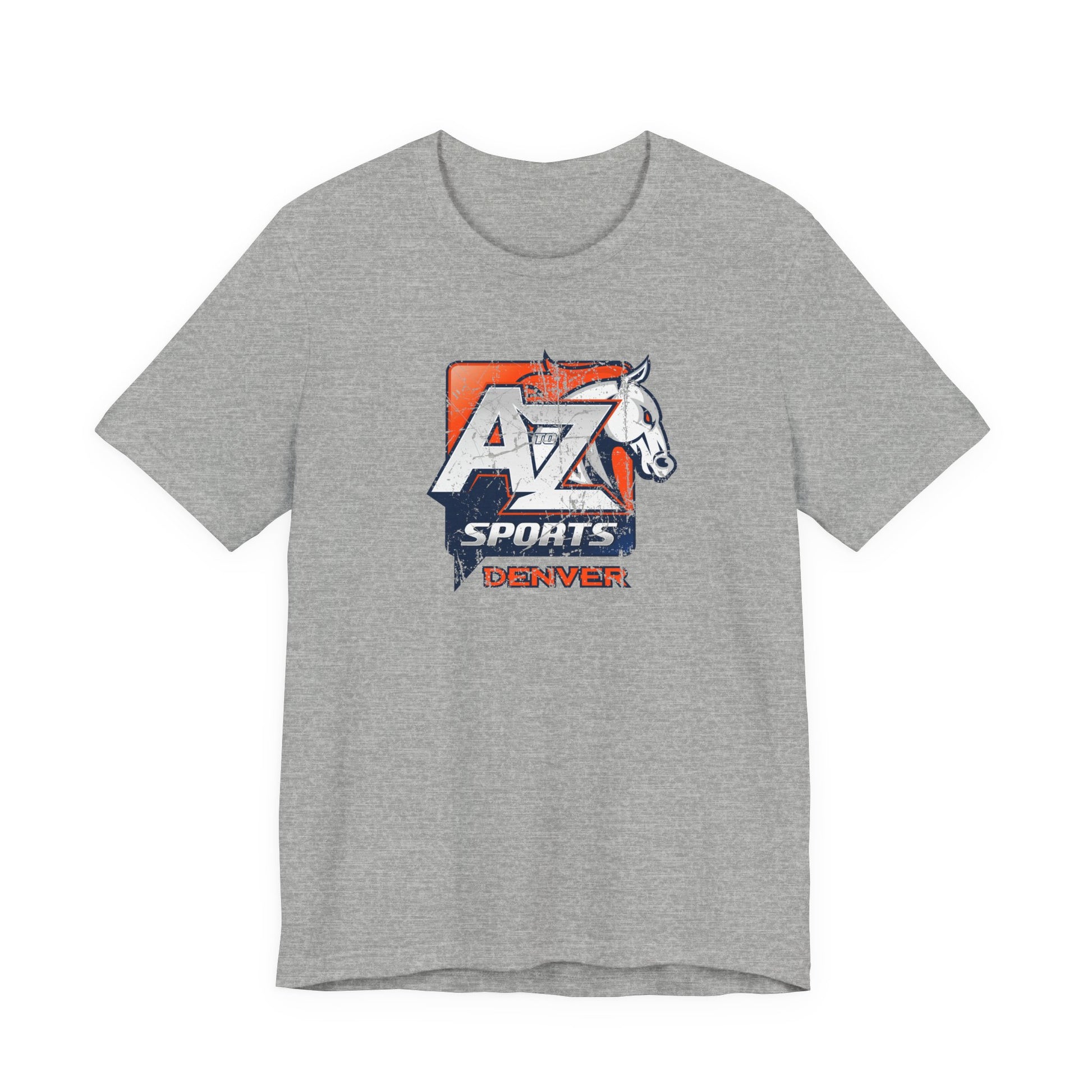 A to Z Sports Broncos Distressed T-Shirt