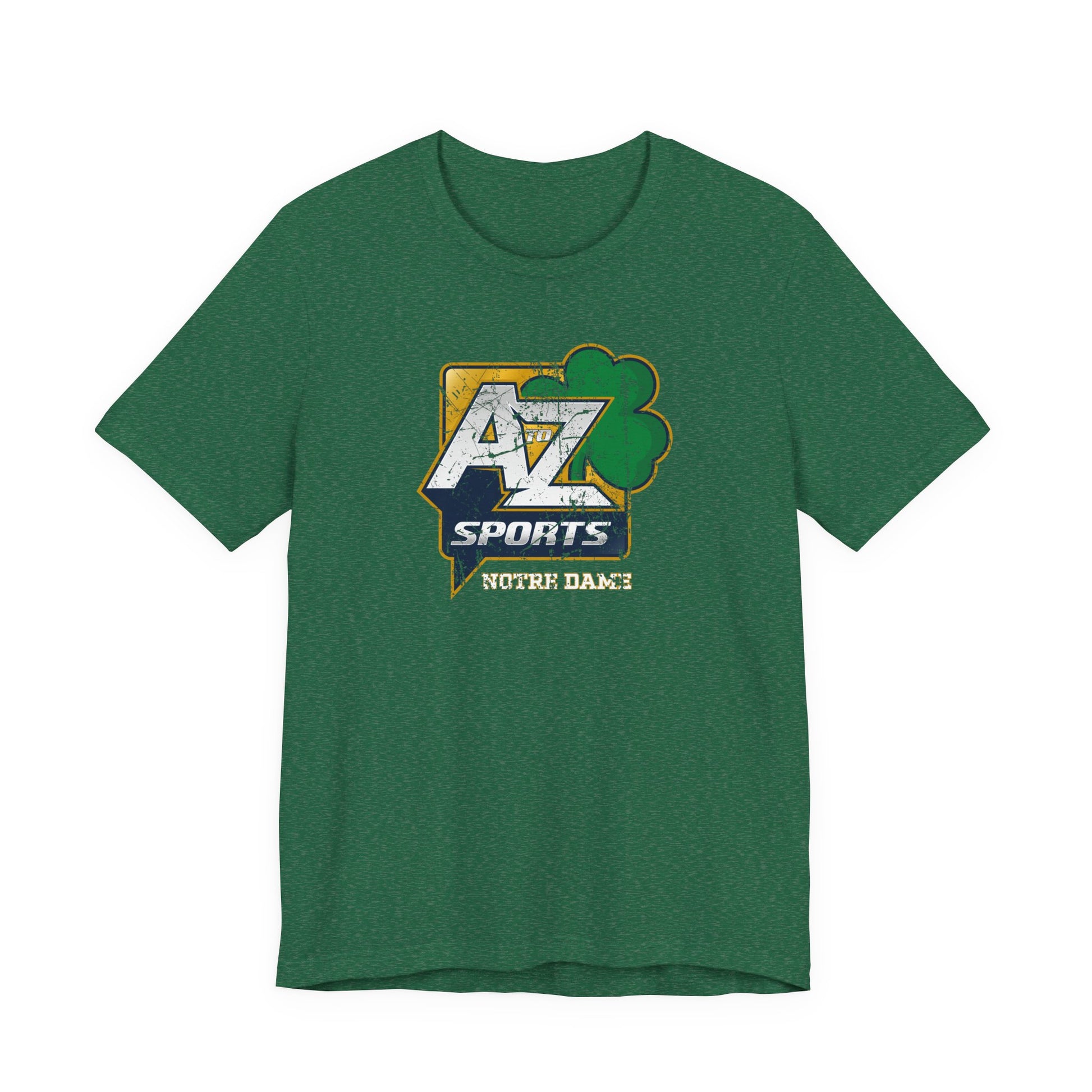 A to Z Sports Notre Dame Distressed T-Shirt