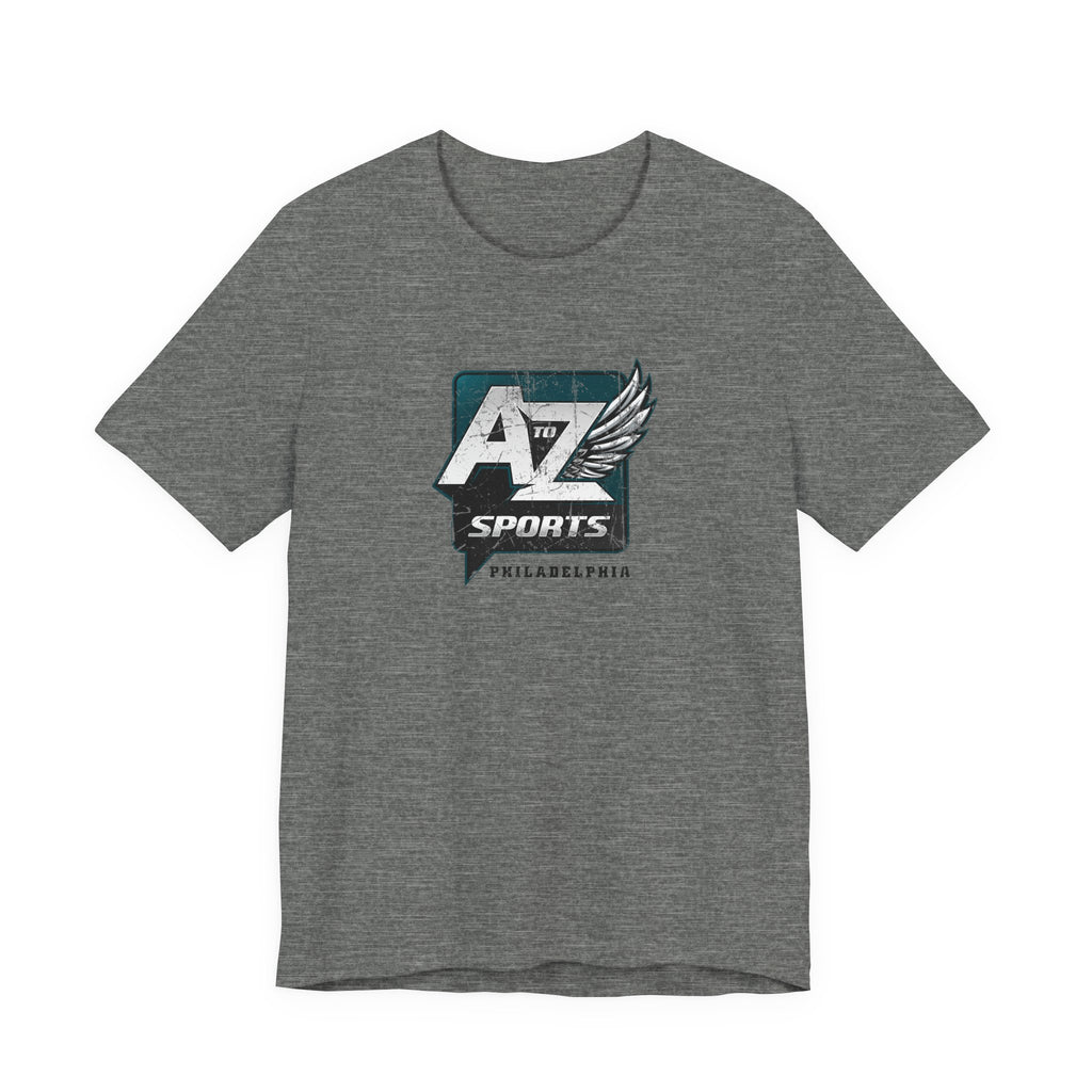 A to Z Sports Eagles Distressed T-Shirt