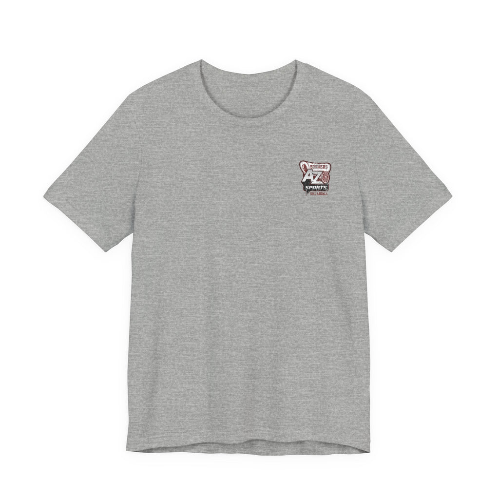 A to Z Sports Oklahoma Distressed Pocket T-Shirt